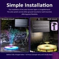thumbnail image 4 of Outdoor lamp,Remote Led Outdoor With Remote Pond Decoration Led Outdoor Solar Qisuo Outdoor Pond Pool Decoration Solar Pump With Wotao Solar Pool Fish Tank Outdoor With Wotao Pump Outdoor Pond Hxber, 4 of 6