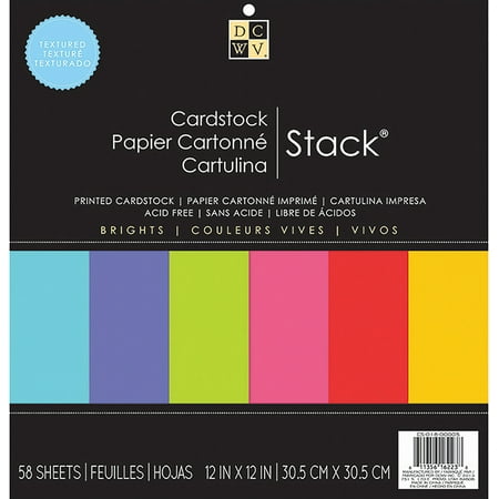 Cardstock Collection - DCWV Single-Sided Cardstock Stack 12