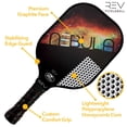 thumbnail image 3 of Paleta Rev Nebula Medusa de Pickleball Ligera con Núcleo de Panal, 3 of 8