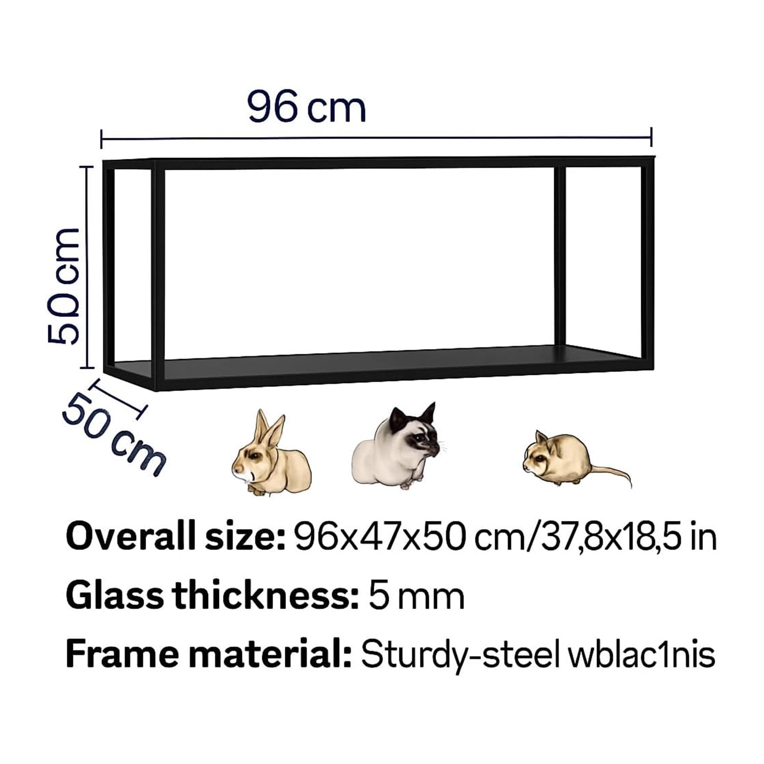 M optimized Hamster Cage, Metal Mice and Rat Habitat Stackable with Wheels, Chew-Proof Dual Door Small Animal Habitat, Hamster House for Guinea Pig Gerbil