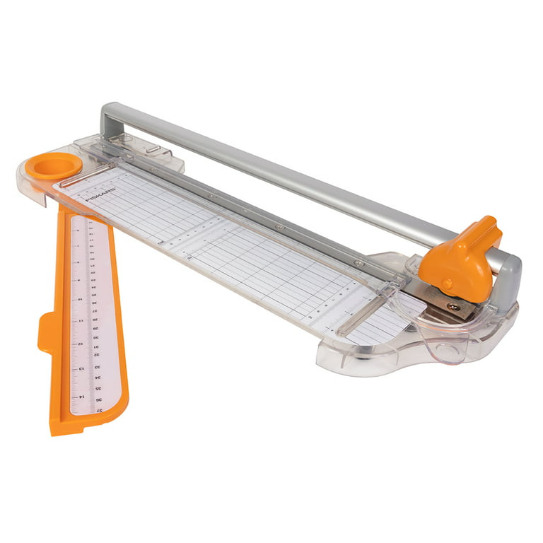 Buy the Fiskars Rotary Paper Trimmer 12-28mm (5448) 020335035614 on SALE  at www.