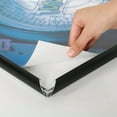 thumbnail image 4 of M&T Displays Portable Snap Frame, Poster Size, 1" Profile with White Backing and Anti-Glare PET Cover (30x40, Black), 4 of 8
