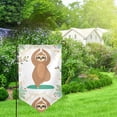 thumbnail image 4 of Sigee Cute Sloth In Yoga Pose Tree Printed Flag12.5 * 18in Outdoor Yard Flags For Garden Decor, 4 of 9