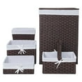 thumbnail image 5 of Redmon 7200WHGY Hamper & Basket Set, White & Gray - 5 Piece, 5 of 5