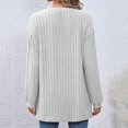 thumbnail image 6 of Ediodpoh Womens Draped Front Open Cardigan for Women Casual Long Sleeve Lightweight Cardigan Sweaters Duster Top Grey XL, 6 of 6