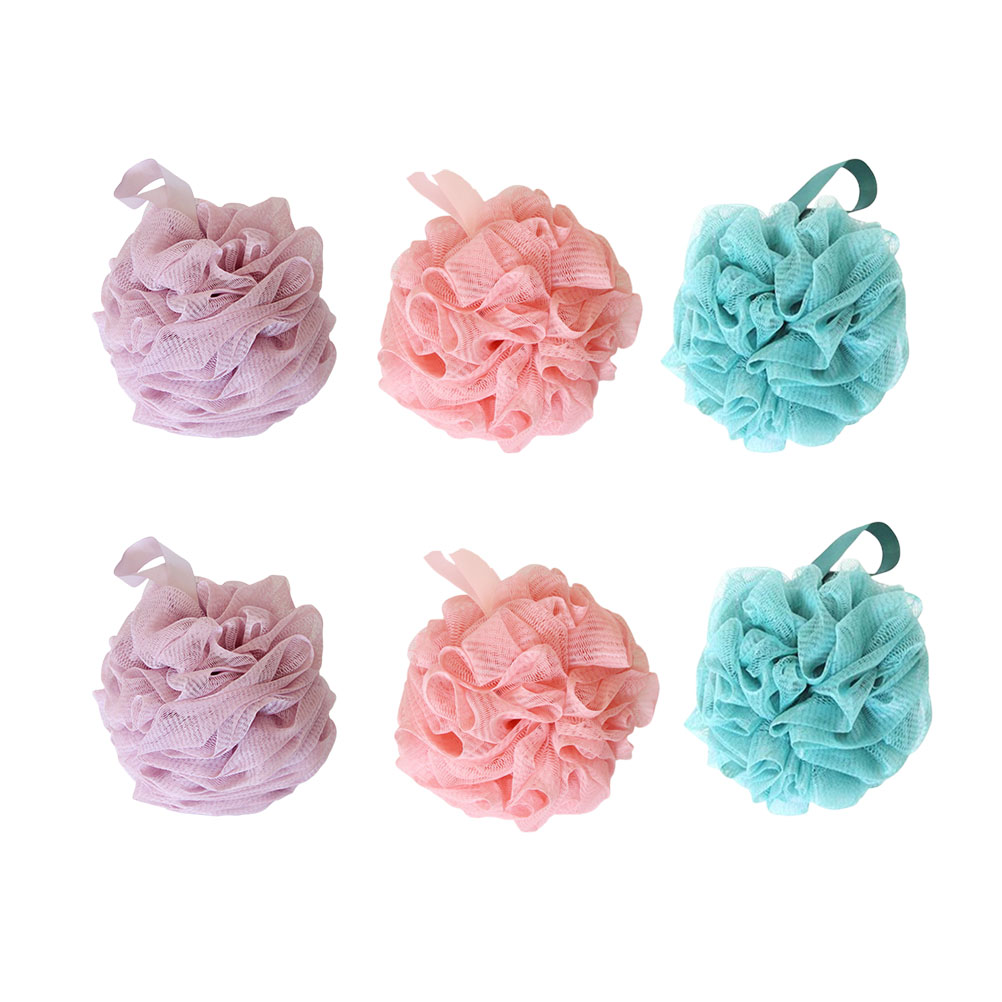 Scrubber Shower Bodymesh Pouf Loofah Sponge Exfoliating Bath Luffa