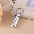 thumbnail image 4 of Porte-clés Étanche Mini Boîte à Pilules, Conteneur en Aluminium pour Pilules et Comprimés d'Urgence, 4 of 8