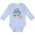 thumbnail image 3 of Inktastic I Love My Big Brother to the Moon and Back Boys or Girls Long Sleeve Baby Bodysuit, 3 of 5