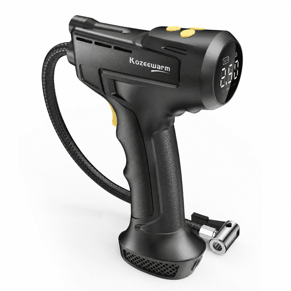 Tire Inflator Portable Air Compressor, 160PSI Tire Air Pump with Digital Pressure Gauge for Car Bicycle Motorcycle Ball