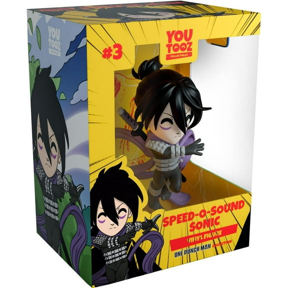 Youtooz: One Punch Man Collection - Speed-O-Sound Sonic Vinyl Figure [Toys, Ages 15 , #3]