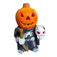 thumbnail image 1 of Boc Desktop Statue Fade-Resistant Smooth Edge Energy-saving Non-Glaring Eco-Friendly Enhance Atmosphere Resin Halloween Party LED Pum, 1 of 10
