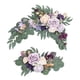 thumbnail image 3 of Rose Flower Swag Arreglo Floral Decorativo Floral Swag Telón de Fondo Flor Artificial Swag para Recepción Puerta Principal , Opción 5 Yo Macarena Corona colgante de puerta delantera, 3 of 8