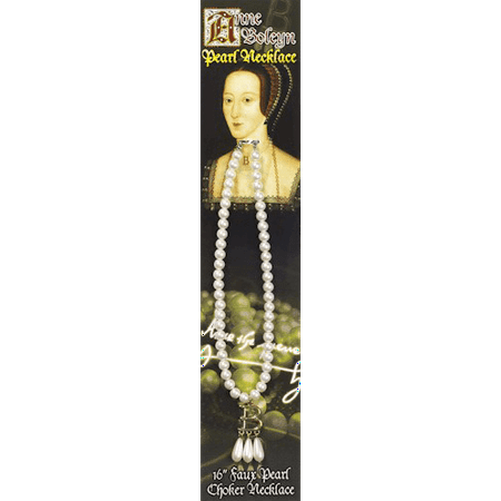 Anne Boleyn Faux Pearl Choker Necklace by Medieval Collectibles