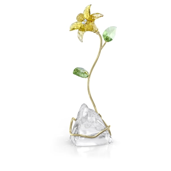Figura Swarovski Florere Lily con cristales multicolores