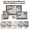 thumbnail image 6 of Lalado 8ft x 10ft Shag Area Rug, Soft Fluffy Indoor Tie-Dye Area Rugs for Living Room Bedroom Decor Carpet, Rainbow Pink, 6 of 9