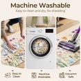 thumbnail image 5 of Findosom Floral Non-Slip Kitchen Rugs Set of 3,Washable Kitchen Mat Farmhouse Kitchen Floor Mats Runner for Home Sink Entrance Laundry Hallway,20"x32"+20"x47"+20"x59" Beige, 5 of 8