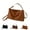 Brown, variant on Slouchy Suede Cloud Hobo Bags Brown Suede Bag Slouchy Tote Bag Women Crescent Satchels Shoulder Bag Retro Suede Handbag