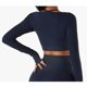 thumbnail image 4 of Ropa de yoga, Top de yoga para mujer, ropa deportiva larga para entrenamiento de yoga, ropa deportiva de entrenamiento diseñada para profesionales, 4 of 6