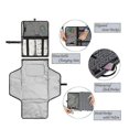thumbnail image 3 of Portable Changing Mat - Changing Station For On The Go - Fully Padded - Removable & Wipeable Mat - Gift For Baby Shower, 3 of 5