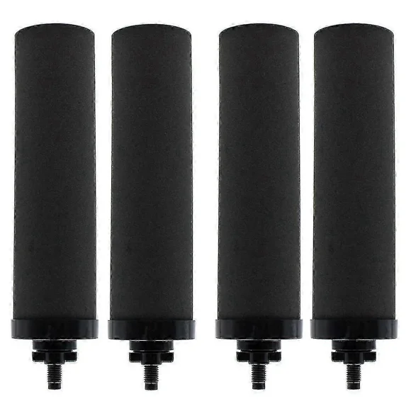 Lot de 4 BERKEY BB9-2 Filtres de Remplacement, Charbon Actif pour Système d'Eau à Gravité
