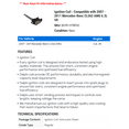 thumbnail image 2 of Ignition Coil - Compatible with 2007 - 2011 Mercedes-Benz CLS63 AMG 6.3L V8 2008 2009 2010, 2 of 2