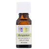 Aura Cacia, 100% Pure Essential Oil, Bergamot, .5 fl oz (15 ml)
