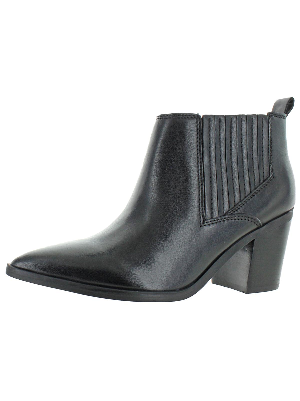 Marc Fisher Womens Rental 2 Faux Leather Ankle Booties - Walmart.com
