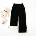 thumbnail image 4 of Elainilye Fashion Kids Jogger Pants Unisex Toddler Cotton Elastic Waist Winter Baby Sweatpants, Sizes 2-10Y,Black, 4 of 7
