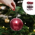 thumbnail image 4 of CuiLiyq Christmas Ball Ornaments, 24 PCS Shatterproof Christmas Hanging Balls for Xmas Tree DIY Craft Gifts, for Home Holiday Wedding Party Decorations (Wine), 4 of 6