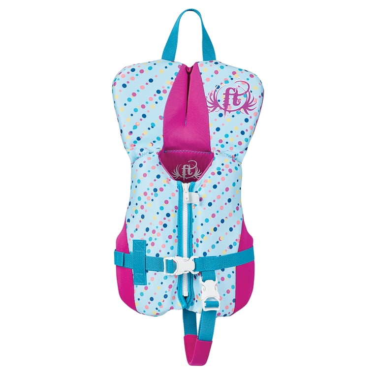 Full Throttle Infant Life Jacket Rapid-Dry Flex-Back-Aqua
