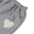 thumbnail image 4 of Mercatoo Toddler Baby Girl Tracksuit Outfits Clothes for 3 to 7 Years Kid Long Sleeve Heart Print Sweatshirt Harem Pants Set, 4 of 8