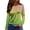 Green, variant on Womens Long Sleeve Shirts Causal Cute Sparkly Print Crewneck Shirts Petite Spring Fahsion Blouse