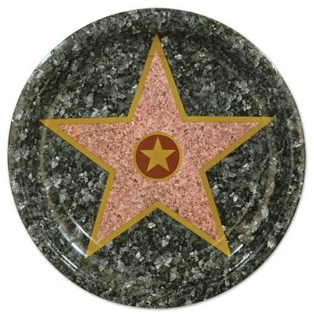 - The Beistle Company Awards Night ''Star'' Paper Dessert Plate