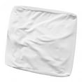 thumbnail image 3 of Housse d'Ottoman Carrée en Velours Extensible pour Salon, Velours Blanc Élastique Lavable, 3 of 9