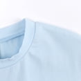 thumbnail image 5 of BULLPIANO Toddler Baby Boys Girls Summer Clothes Cotton Short Sleeves T-Shirt Tops Elastic Waist Shorts Unisex Kids Outfits Set, 5 of 8