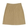 thumbnail image 3 of Baqcunre Skirts for Women Womens Corduroy Skirts Fall Winter High Waist Button Down A Line Short Mini Skirt with Pockets Mini Skirt Women's Skirts Khaki 3XL(Hot), 3 of 8