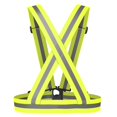 thumbnail image 5 of Reflective Vest Men Women 15mm Wide Elastic Strap High Visibility Adjustable Waistcoat Tank Safety Outdoor Sportswear, 5 of 6