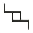 thumbnail image 3 of Furinno ROSSI Wall Mount Floating Ladder Shelf in Espresso, 3 of 5