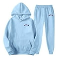 thumbnail image 3 of WILLBEST Sudaderas para Hombre, Conjunto De Sudadera con Capucha Deportiva De Manga Larga con Estampado De Letras Informal A La Moda De Otoño e Invierno para Hombre y Mujer XXXGrande, 3 of 3