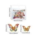 thumbnail image 2 of 3D Butterfly Wall Decor Gold Room Decor 12Pcs Removable 3D Butterfly Stickers for Birthday Party Wedding Nursery Home Interior Decoration, 2 of 6