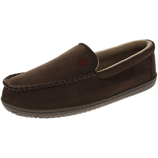 Mocasín clásico Slipper IZOD para hombre, espuma viscoelástica suave y cálida