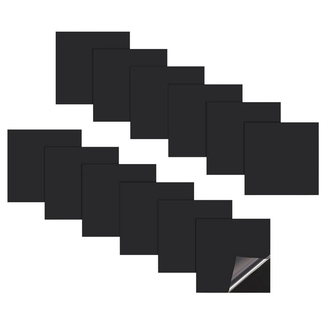 Unique Bargains Ruban de Scellement Étanche 4 Pouces, Ruban de Réparation Étanche en PVC, Noir 12 Pcs