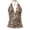 C-Khaki165, variant on Women's V Neck Halter Tops Y2k Ruched Leopard Summer Going Out Cami Swim Tops Casual Beachwear