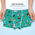 thumbnail image 3 of Yiaed Sushi Print Boys' Boxer Briefs Cotton Casual Stretch Comfort Boys Boxers - Kids Boxer Briefs Underwear for Boys (6-18)-XX-Small, 3 of 5