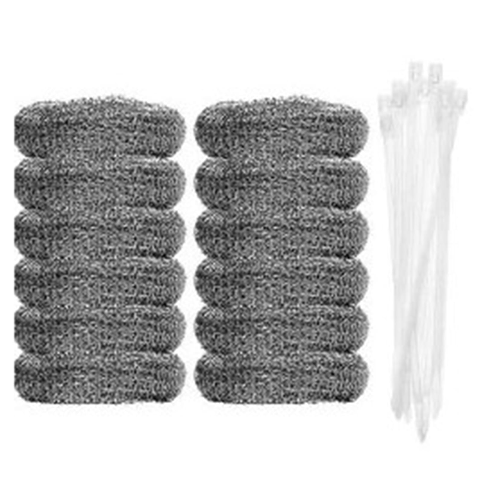 Hapeisy 12 Pieces Lint Traps Stainless Steel Washing Machine Lint Snare