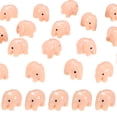 thumbnail image 1 of Uxcell Paquete de 20 Elefantes de Resina Mini, Pequeñas Figuras de Elefantes para Decoración de Jardín de Hadas/Paisajismo Micro Hogar [Rosa], 1 of 6