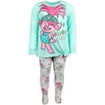 thumbnail image 2 of DreamWorks Trolls Poppy Little Girls Pullover T-Shirt and Leggings Outfit Set Toddler to Little Kid, 2 of 5