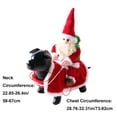 thumbnail image 3 of Santa Dog Costume Christmas Pet Clothes Santa Claus Riding Pet Cosplay Costumes Party Dressing up Dogs Cats Outfit for Small Medium Dogs, 3 of 8