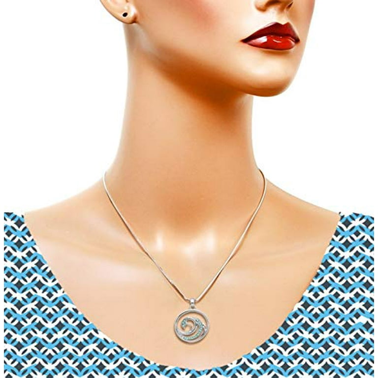 To my girlfriend wave necklace sale