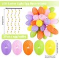 thumbnail image 2 of 13.2 Feet 30 Lights Easter Eggs String Lights Cotton Egg String Lights LED Cotton Thread Easter Egg for Easter, Party, Home Decorations, 2 of 7